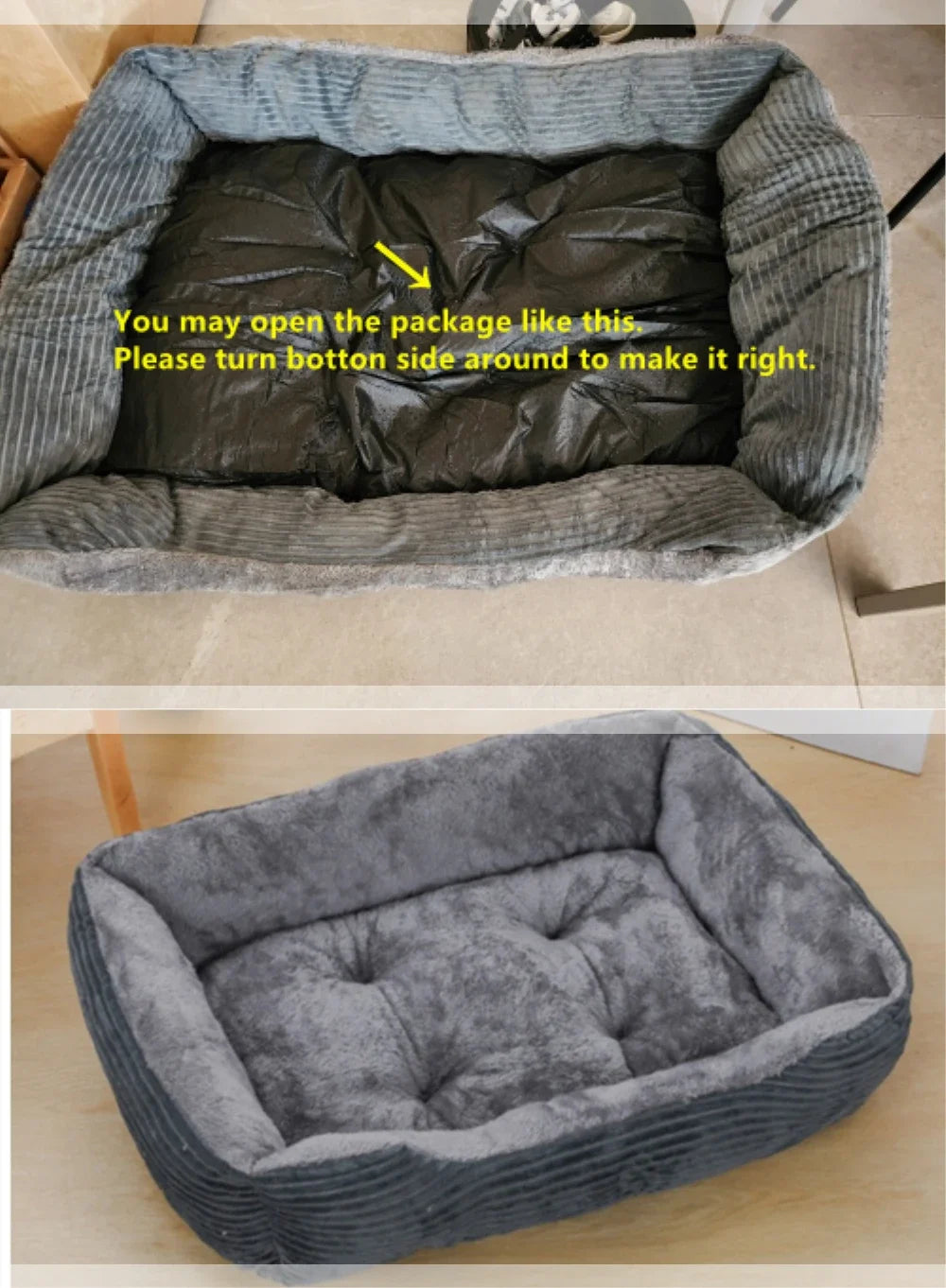 Square Waterproof Dog Bed