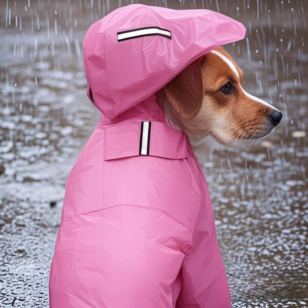 Waterproof Dog Hoodie Raincoat