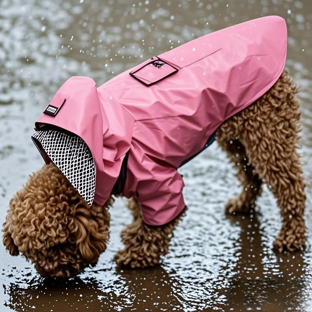 Waterproof Dog Hoodie Raincoat