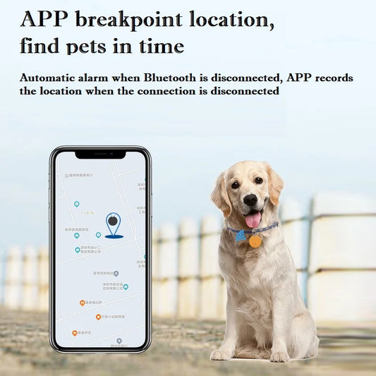 Portable GPS Tracker Pet Bluetooth-compatible 5.0 Mobile App Tracking Smart Anti-loss Device Dog Locator